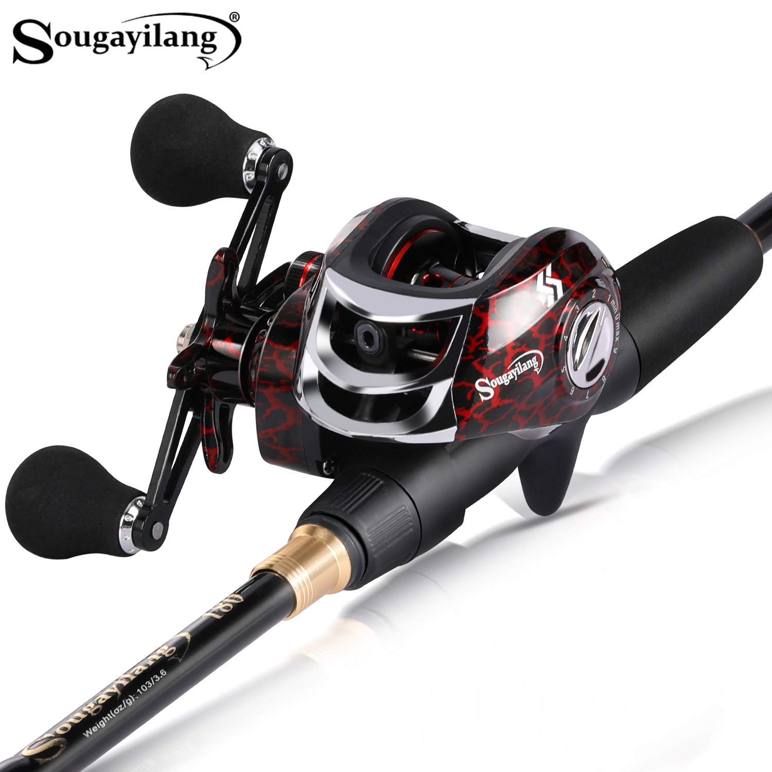 Fishing Rod Combo - Sougayilang 1.8-2.4 m Döküm Balıkçılık Combo