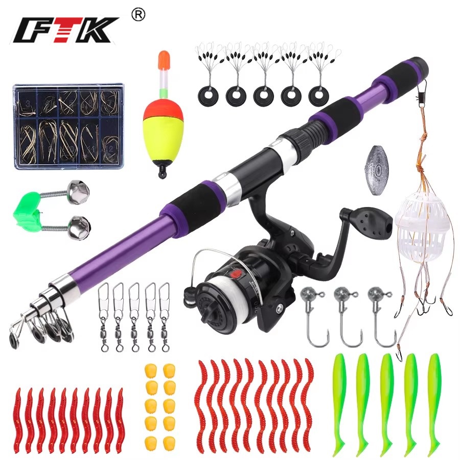 Fishing Rod Spinning - FTK 1.8 M Taşınabilir İplik Olta