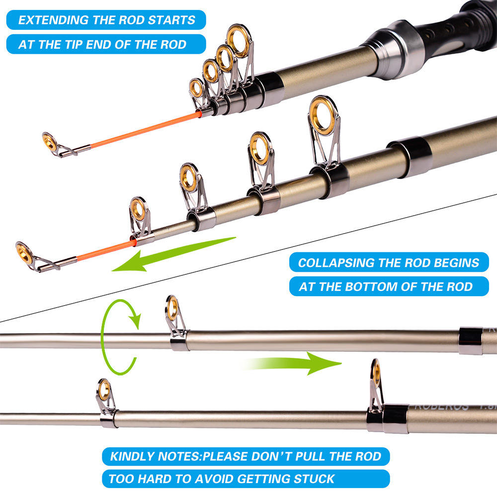 Karbon Fiber Teleskopik Olta v - Fishing Rod Telescopic incelemesi ve fiyatı
