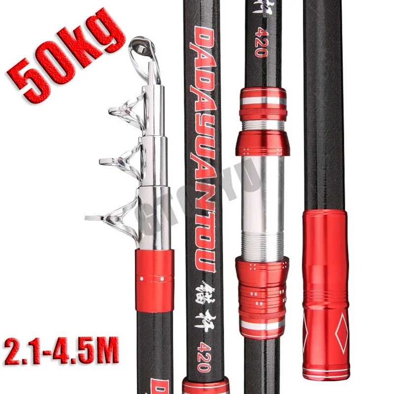 2.1-4.5M Karbon Olta 50 kg üze - Fishing Rod Surf incelemesi ve fiyatı