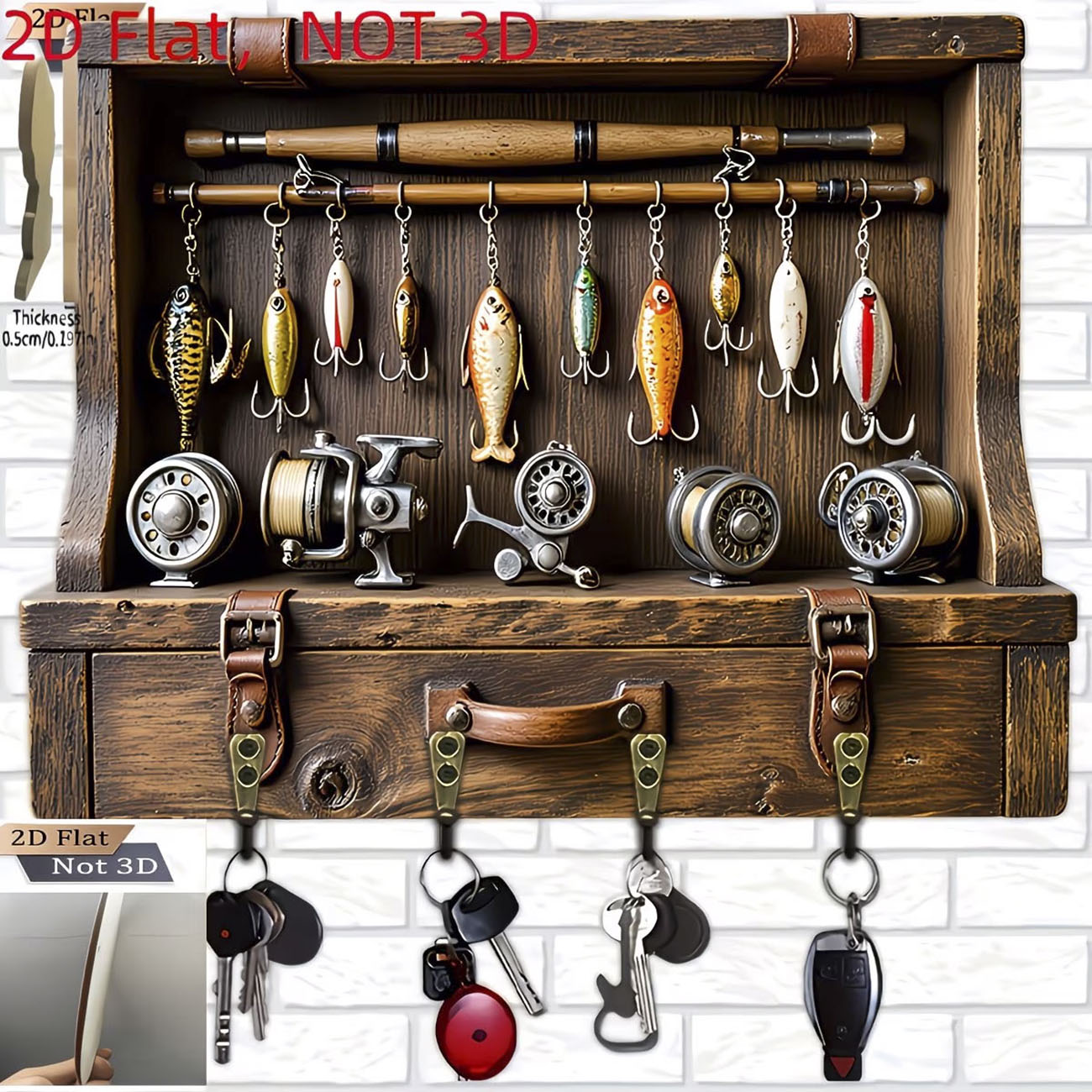 Vintage Balıkçılık Yemi Anahta - Fishing Rod Combo incelemesi ve fiyatı